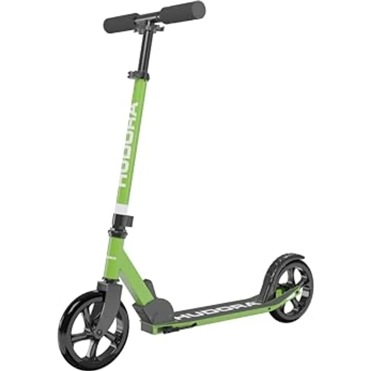 Hudora Cityroller Scooter Start 200, höhenverstellbarer und zusammenklappbarer Cityroller für Kinder und Erwachsene bis 100kg mit Ständer – Bild 1