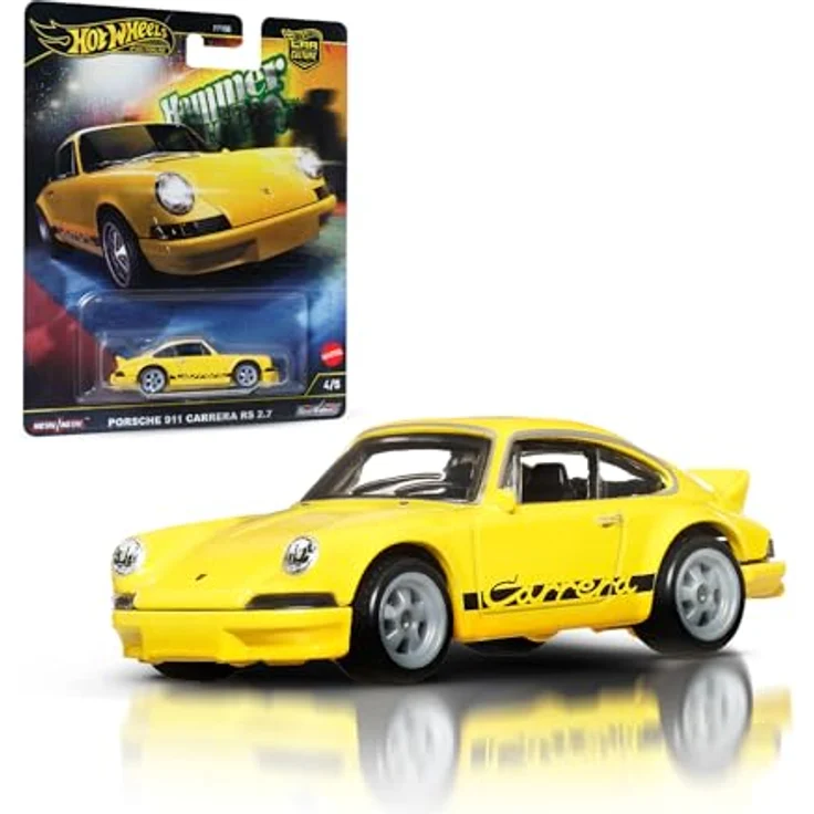 Mattel® Hot Wheels Porsche 911 Carrera RS 2.7, Spielzeug-Auto im Maßstab 1:64 für Sammler und Enthusiasten – Bild 1
