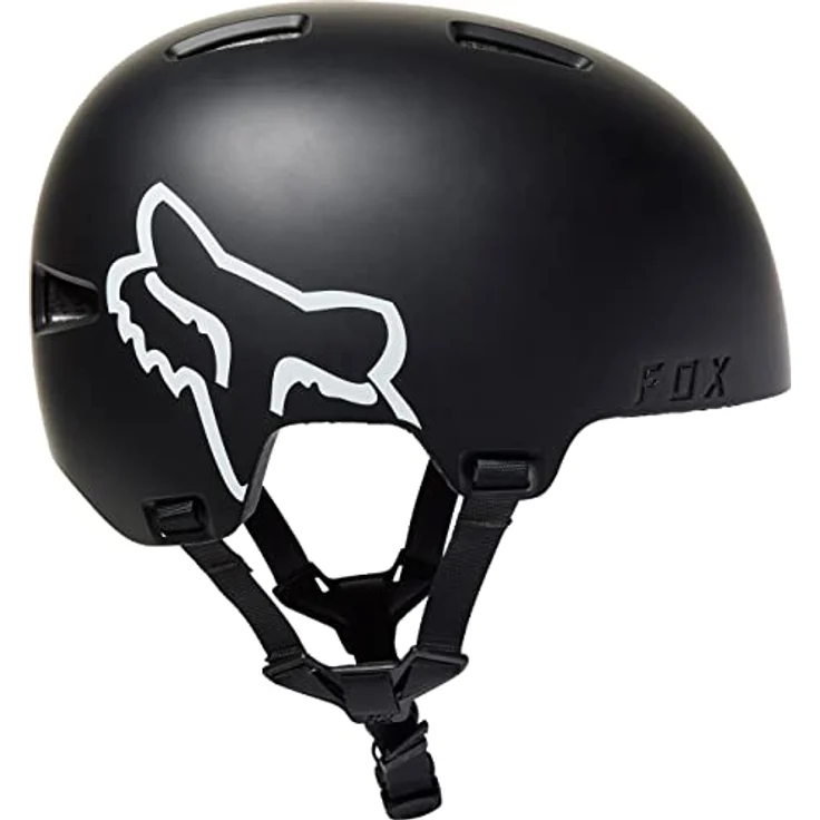 Fox Jungen JUNIOR Youth Flight Helmet, Ce Black, 001-black, Einheitsgröße - Fox Junior Youth Flight Helm mit hoher Schutzwirkung in Schwarz – Bild 2