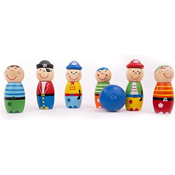 Bigjigs Toys Piratenkegel – Bild 5