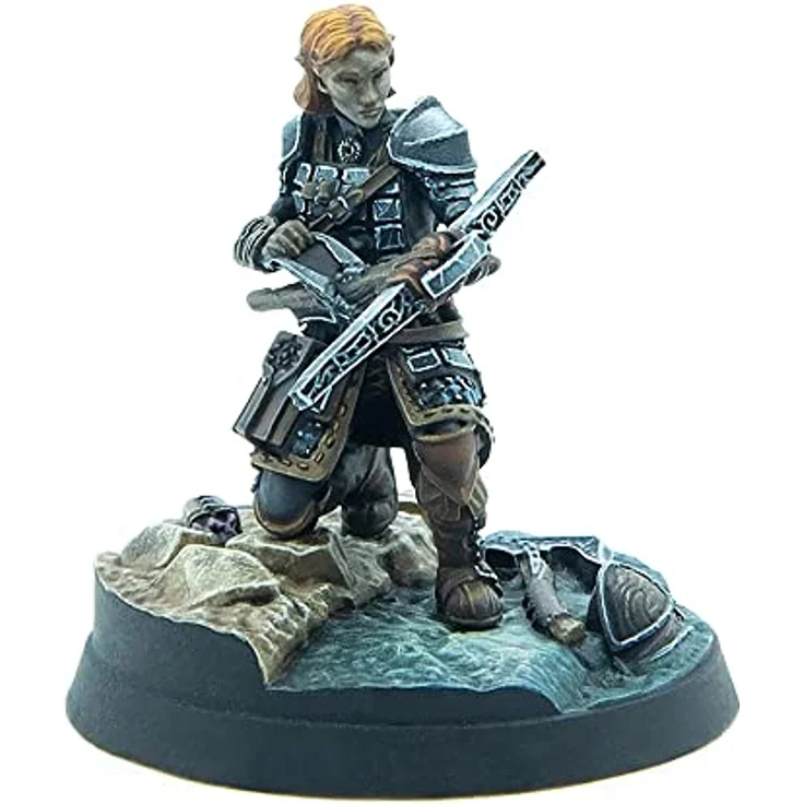 Modiphius The Elder Scrolls: Call to Arms - Dawnguard Stalwarts, Miniaturenset mit 6 Figuren und Szenenbasen – Bild 3