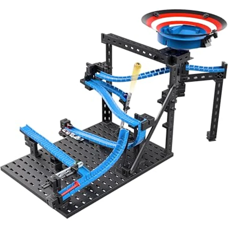 fischertechnik Marble Competition Booster 571897 – Murmelbahn-, Kugelbahn-Erweiterung, mit Trichter, ab 8 Jahre – Bild 2