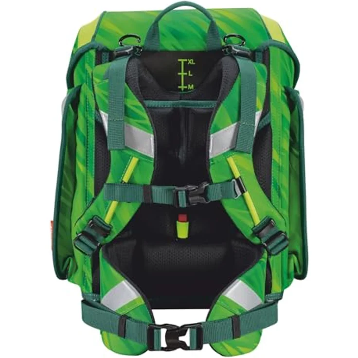 SCOUT Basic Genius Set 4-teilig, Schulranzen mit Dino Rex Design, inklusive zwei Schlampermäppchen und Sportbeutel, 28 x 39 x 16 cm – Bild 4