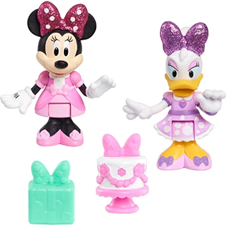 Minnie, 2 bewegliche Figuren, 7,5 cm, Partyzubehör, Spielzeug für Kinder ab 3 Jahren, McN173 – Bild 2
