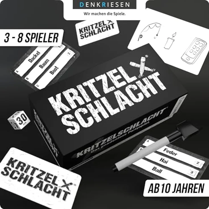 Denkriesen Partyfieber - Kritzelschlacht, das gnadenlose Partyspiel – Bild 3