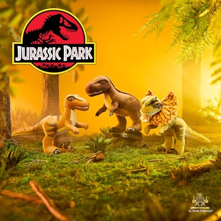 The Noble Collection Jurassic Park Collector Plüsch Velociraptor, Premium-Qualität, 25,4 cm hoch, Sammelstück, mehrere Stile – Bild 4