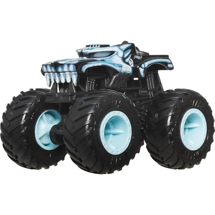 Hot Wheels Monster Trucks Röntgen-4er-Pack, Spielzeug-Trucks im Maßstab 1:64, mit riesigen Rädern und coolen Designs – Bild 2