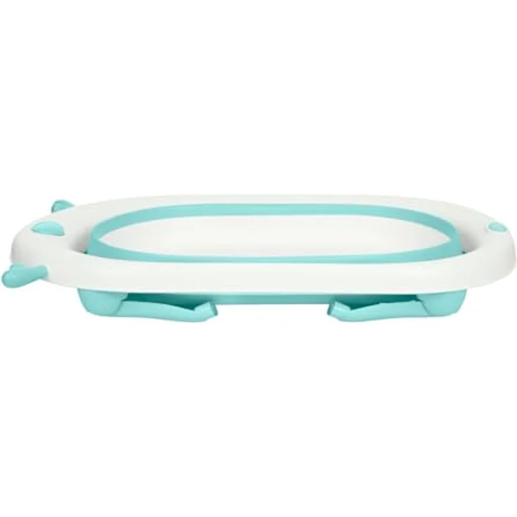 Kikka Boo faltbare Babybadewanne Foldy mit Wasserablauf, leicht zu reinigen, ab Geburt, grün – Bild 5