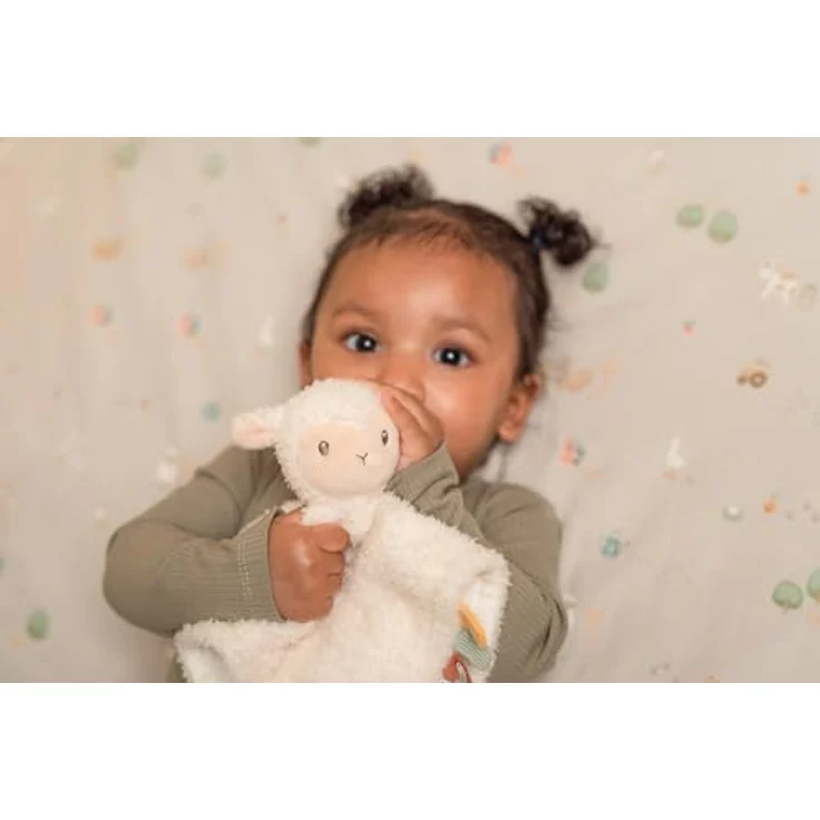 Little Dutch 8802 Schmusetuch Kuscheltuch Schaf - Little Farm weiß – Bild 3