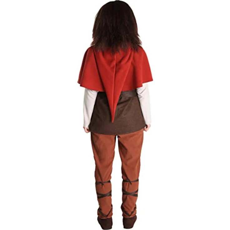 Maskworld Ronja Räubertochter Kostüm - hochwertiges 5-teiliges Verkleidungsset für XL - Karneval & Motto-Party - Astrid Lindgren-Filmklassiker - Kinderkostüm – Bild 3