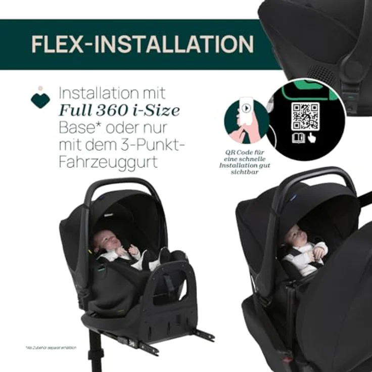 Chicco Babyschale KORY I-SIZE ESSENTIAL, ab: 0 Monate, bis: 2 Jahre, mit integriertem Belüftungssystem, UV50+ Verdeck, in blau – Bild 3