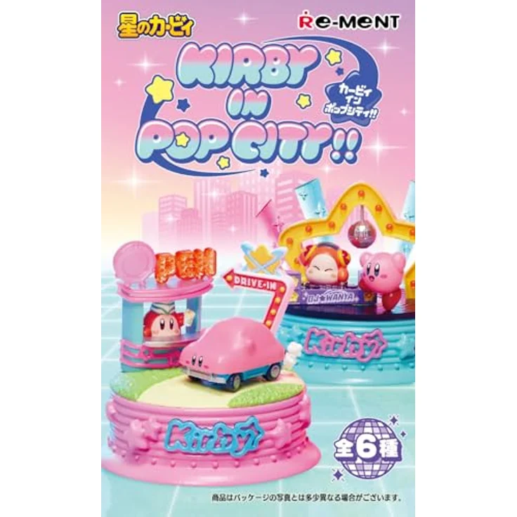 Re-Ment Kirby in Pop City, Sammelfiguren - Kirby und Waddle Dee in glitzernder Stadt, Re-Ment – Bild 3