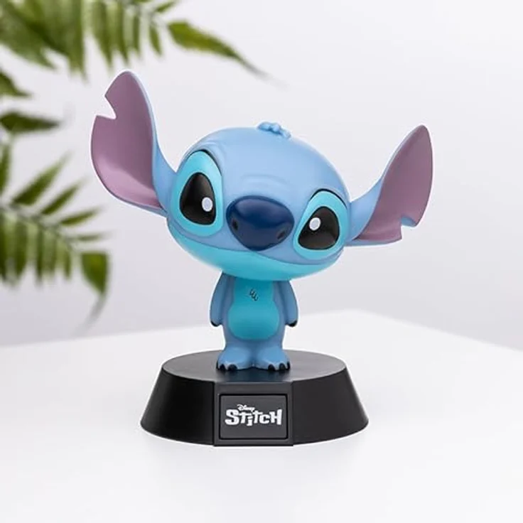 Lilo & Stitch Sammelfigur, Stitch Lampe, 11 cm, offiziell lizenziertes Disney Merchandise, benötigt 2 AAA-Batterien (nicht enthalten) – Bild 5