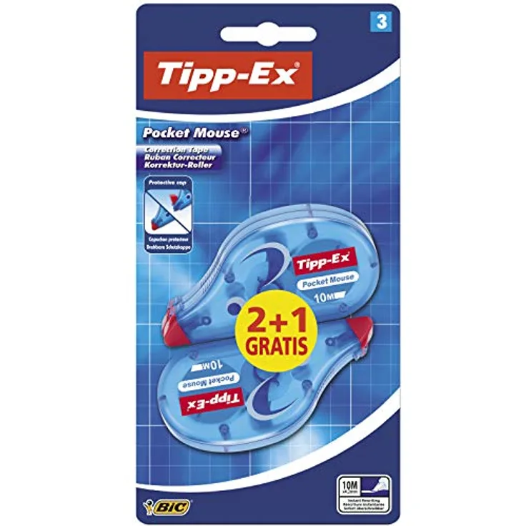 Best Price Square TIPP-EX Pocket Mouse 3PK 890619 by TIPP-EX