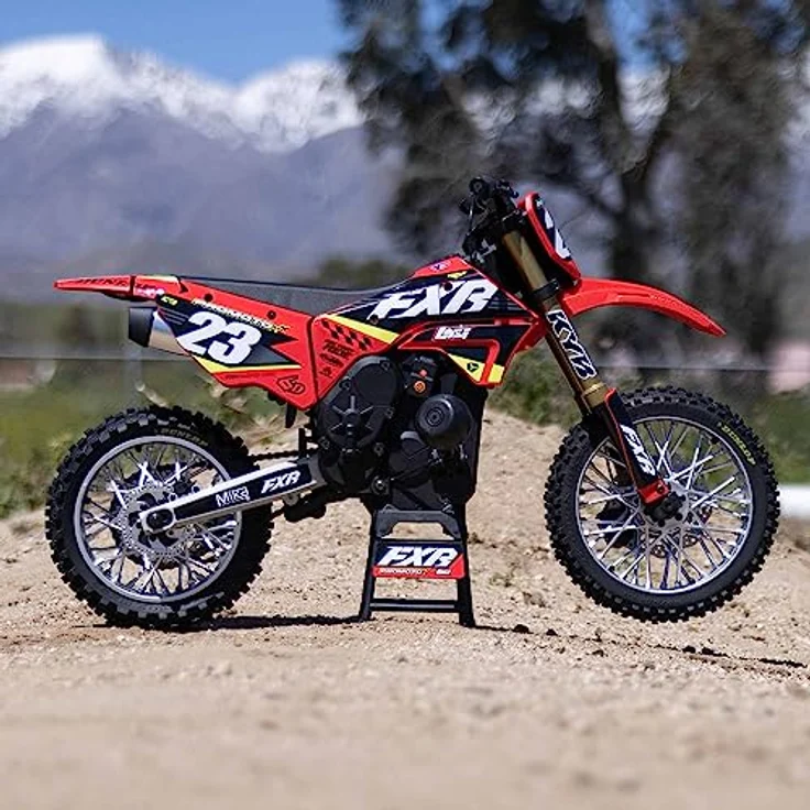 Losi Promoto-MX 1:4 RTR, Ferngesteuertes Motorrad mit bürstenlosem Elektromotor und Allradantrieb – Bild 9