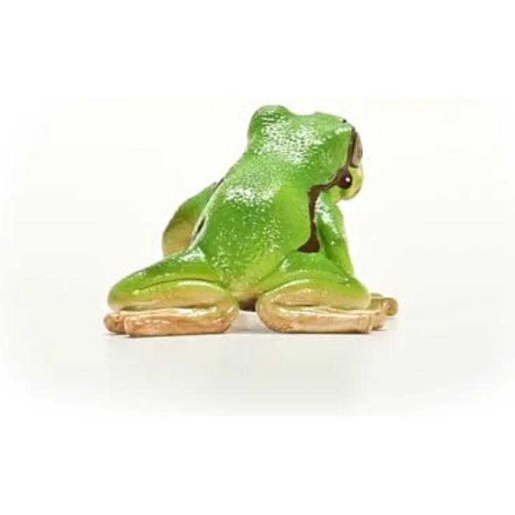 Schleich Europäischer Laubfrosch (14882), detailgetreue Figur in leuchtend grün, 5,4 x 4,3 x 3,3 cm – Bild 5