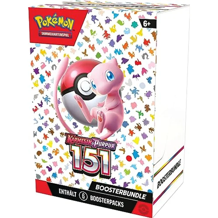 Pokémon-Sammelkartenspiel: Boosterbundle Karmesin & Purpur – 151 (6 Boosterpacks) - Preisvergleich – Bild 2