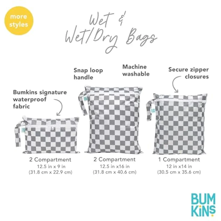 Bumkins Nasstaschel, 30 x 35 cm, wasserdicht mit Super Mario Design, Platz für 6 Windeln – Bild 5