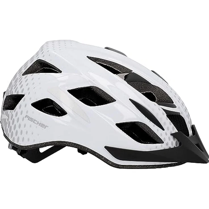 Fischer FISCHER bicycle Urban Lano helmet (white/black size S/M 52 - 59 cm) – Bild 8