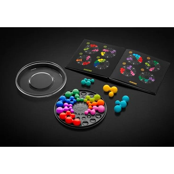 SmartGames IQ-Deluxe Circle, Brettspiel mit 120 Herausforderungen für 1 Spieler, ideales Reisespiel für Erwachsene – Bild 2