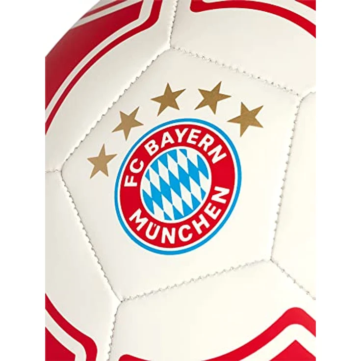 FC Bayern München Fußball Fussball, Größe 5, PU Material, gedrucktes Logo – Bild 7