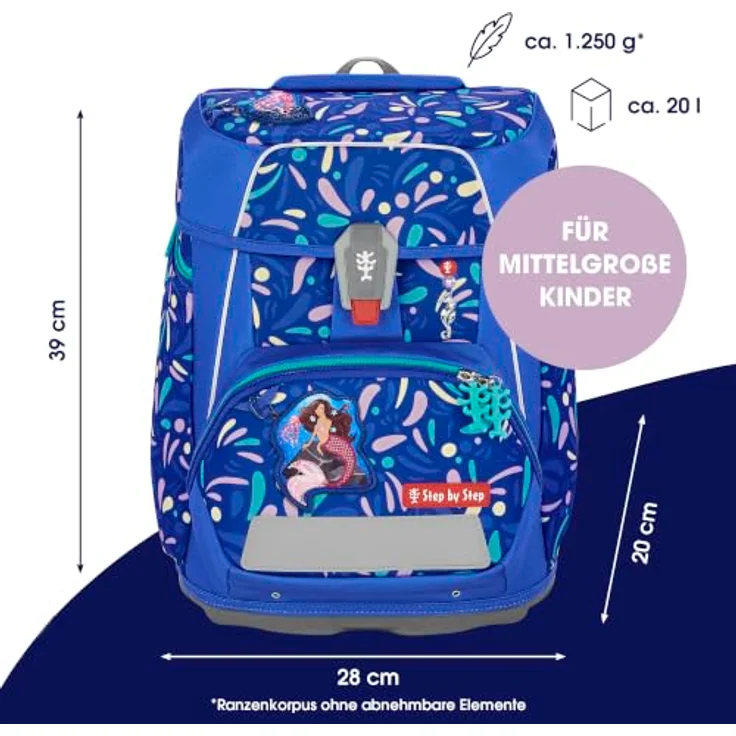 Step by Step Schulranzen SPACE Schulranzen-Set, Mehrfarbig, ideal für Kinder mit ausreichendem Stauraum – Bild 2