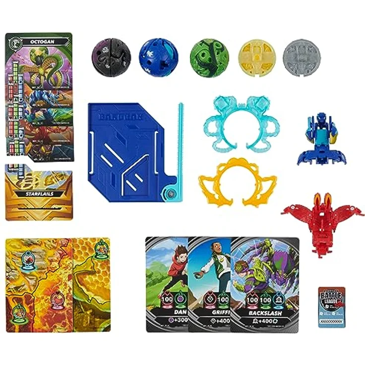 Bakugan 3.0 Battle Pack mit 5 Bällen, individuell zusammenstellbare Actionfiguren mit Charakterkarten zum Sammeln, unterschiedliche Varianten, für Kinder ab 6 Jahren – Bild 2