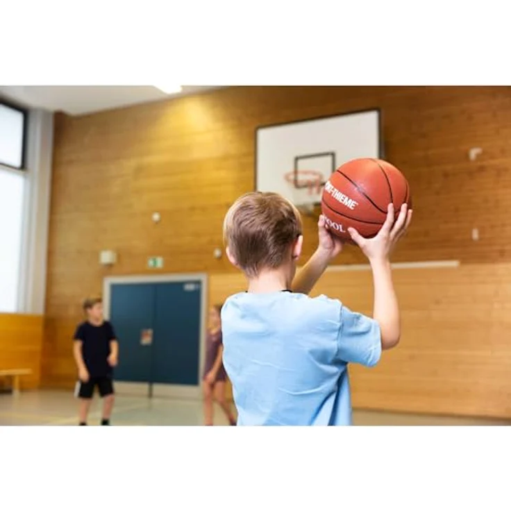 Sport-Thieme Basketball School Größe 7, Unisex Trainingsball in Orange mit Butyl-Blase und hoher Griffigkeit – Bild 9