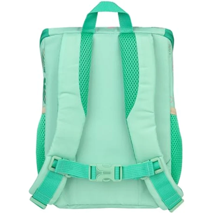 Scooli Kindergartentasche Leo Lion, Rucksack aus Polyester und PVC, Grün, 8 Liter Volumen, mit Höhenverstellbaren Schultergurten – Bild 3
