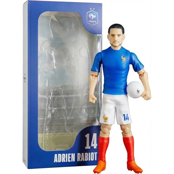 Banbotoys Frankreich Adrien Rabiot Actionfigur, 20 cm, detailgetreue Sammelfigur – Bild 4