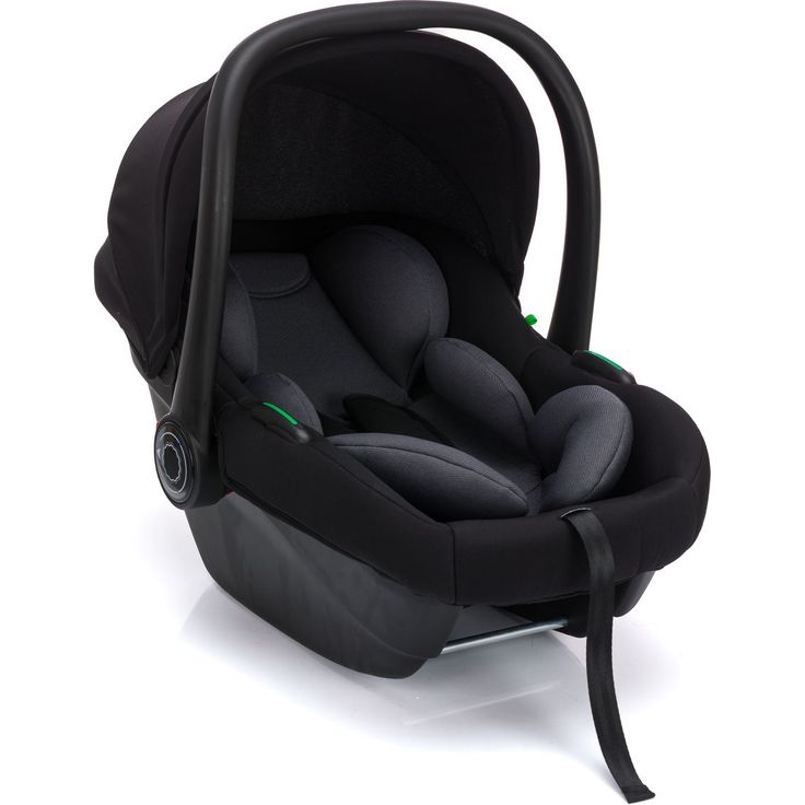 Fillikid Babyschale Neo SL, i-Size zugelassen für Neugeborene bis 13 kg, inkl. Sitzverkleinerer, nur 3,20 kg leicht, Schwarz