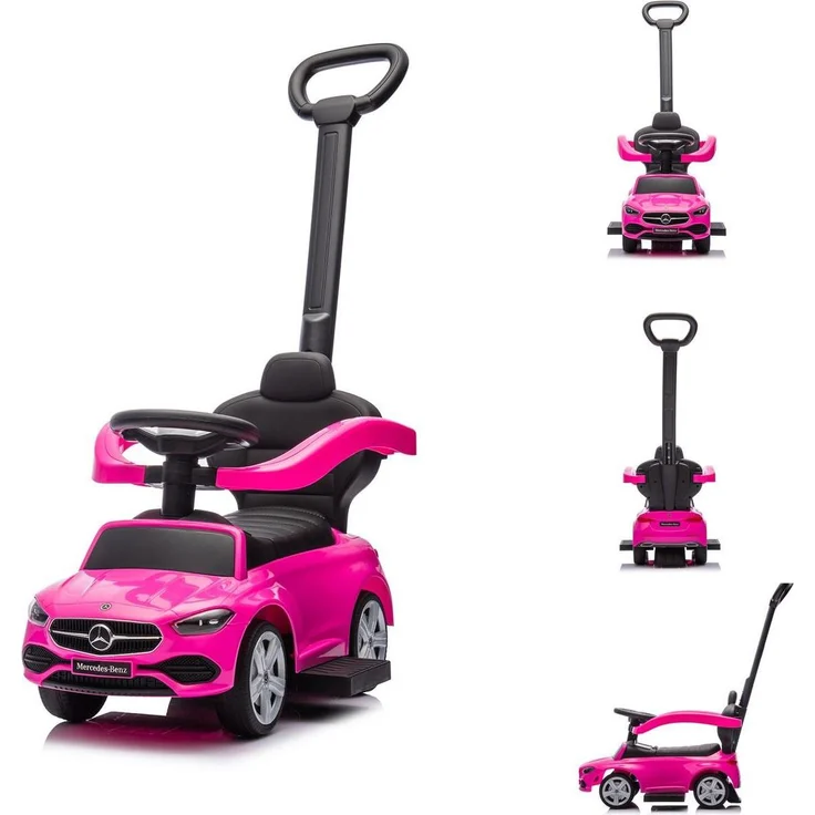 Chipolino Rutschauto Mercedes Benz C-Klasse, mit Schiebebügel, Hupenlenkrad und Stauraum, für Kinder 12-36 Monate, bis 25 kg