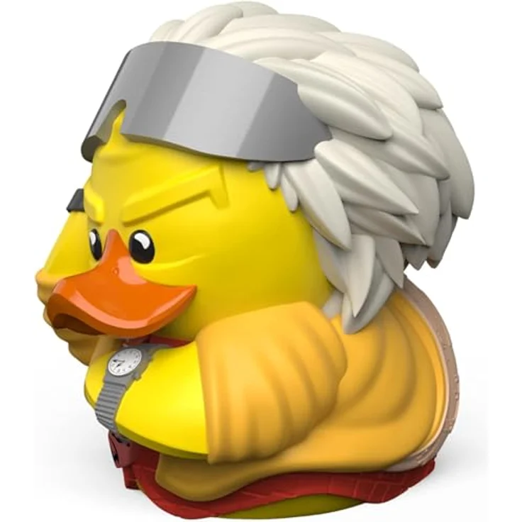 TUBBZ NS4798 Boxed Edition Collectible Vinyl Rubber Duck Figure, Doc Brown 2015 - Hochdetaillierte Sammelfigur, 9 cm groß, perfekt für Fans von Spielen und Filmen – Bild 1