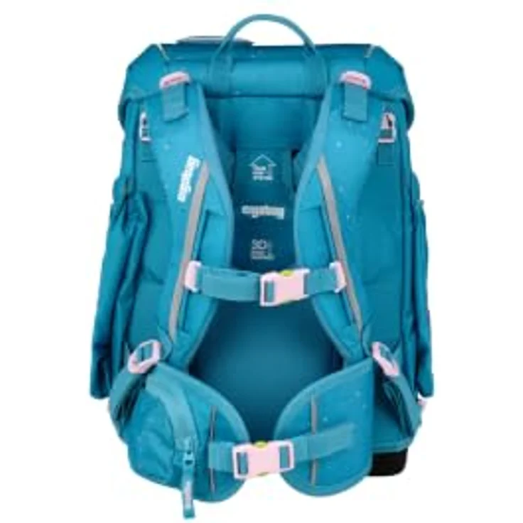 ergobag cubo Schulranzen-Set SchmettBärling, Schulranzen mit 21 Litern Volumen, anpassbare Rückenhöhe, inklusive Federmäppchen und Sportbeutel – Bild 4
