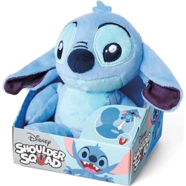 "SIMBA Plüschfigur Disney Lilo und Stitch Schulterplüsch, magnetisch, 12 cm, kuschelweich" – Bild 4
