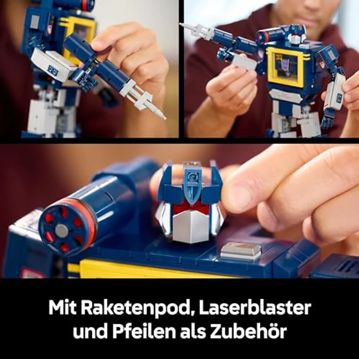 LEGO Icons 10358 Transformers: Soundwave Bausatz, 1.505 Teile, Mehrfarbig, ab 18 Jahren – Bild 3