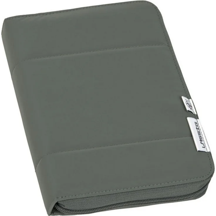 LÄSSIG Federmäppchen Casual, Lässig Federmäppchen mit Sichtfach für den Mutterpass, Olive (khaki)