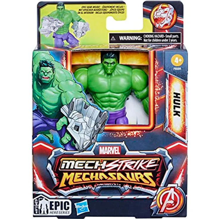 Marvel MVL MECH Strike 3.0, 10,2 cm Sammelfigur Hulk mit detailgetreuem Design aus dem Marvel Universum – Bild 2