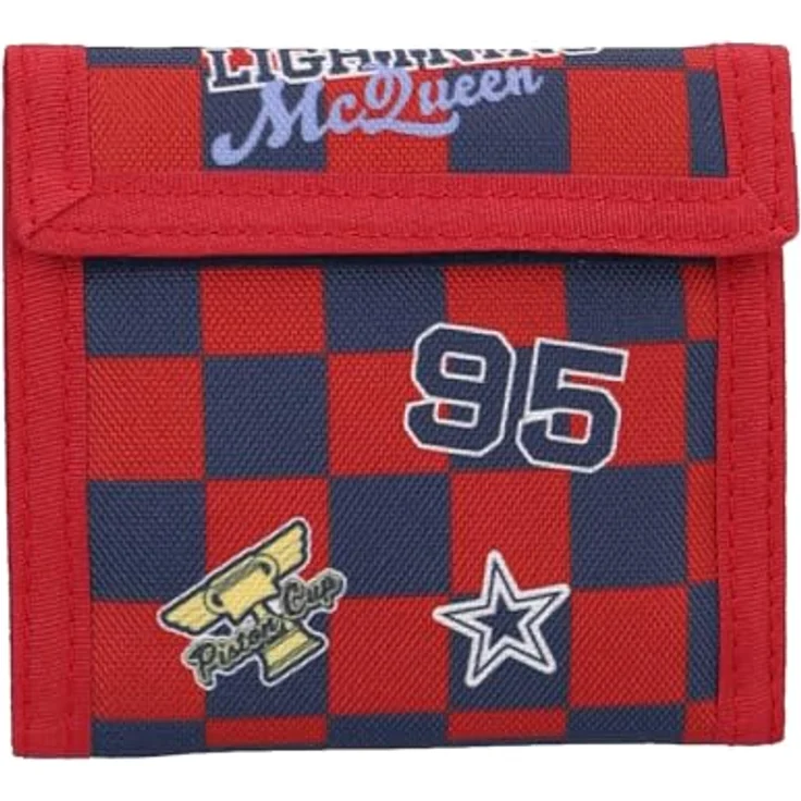 Disney Cars Geldbörse Kinder Portemonnaie Hit The Road aus Polyester, sportlich, 10 cm x 10 cm – Bild 2