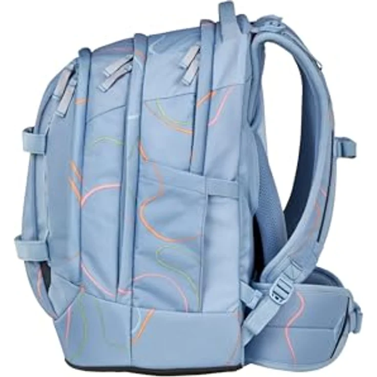 Satch Schulranzen pack, ergonomischer Rucksack, erweiterbar, für Körpergrößen 1,40-1,80 m, Recyclingmaterial – Bild 3
