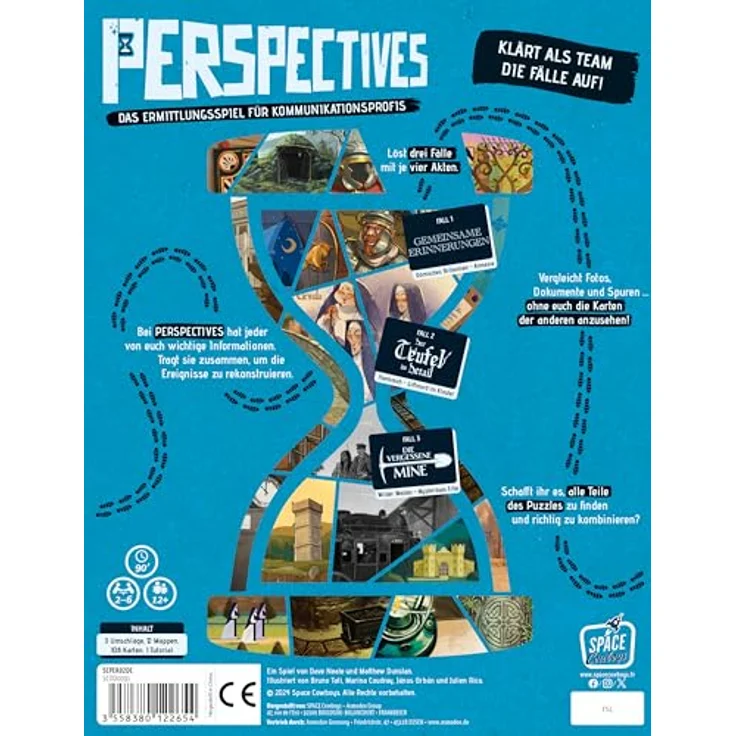 Space Cowboys Perspectives (Blaue Box), Brettspiel für 2-6 Spieler, Ab 12+ Jahren, 90 Minuten, Deutsch – Bild 4