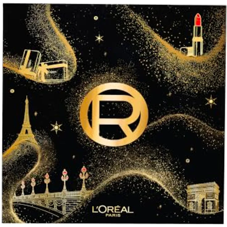 L'Oréal Paris Beauty Adventskalender 2026, 24 hochwertige Beauty-Produkte, inklusive Revitalift Serum-Maske und Waterproof Mascara Black – Bild 1