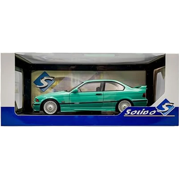 Solido BMW M3 E36 Coupé 1:18 Modellauto, Mintgrün, Präzises Die-Cast Sammlermodell, Hochwertige Verarbeitung, Authentische Details – Bild 2