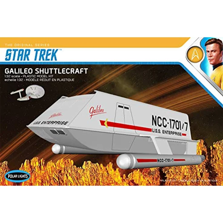 Polar Lights AMT - 1/32 Star Trek Galileo NCC 1701-7 Class F Shuttlecraft Plastikmodellbausatz im Maßstab 1:32 – Bild 1