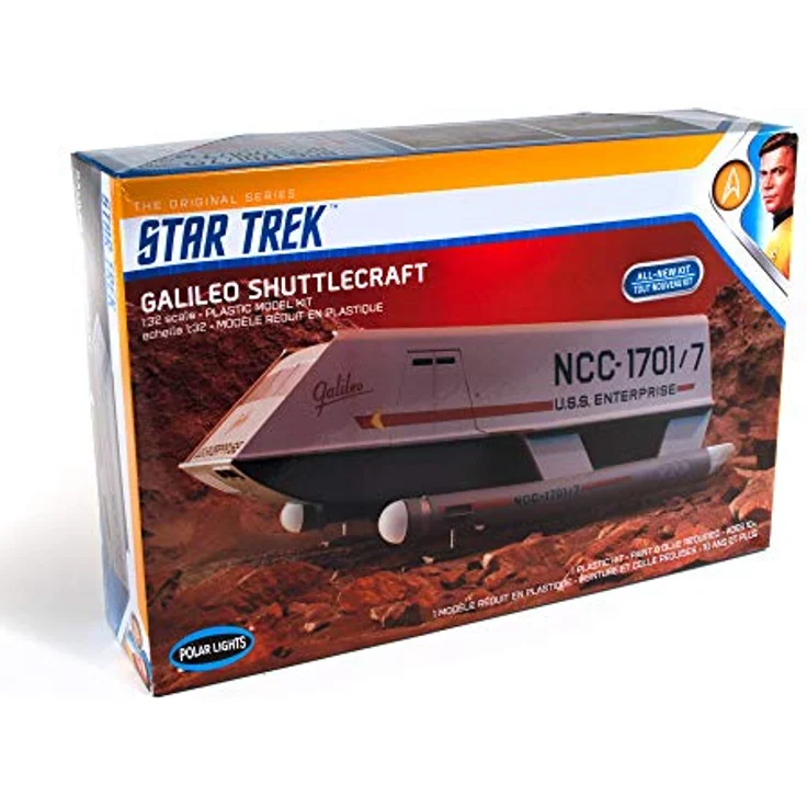 Polar Lights AMT - 1/32 Star Trek Galileo NCC 1701-7 Class F Shuttlecraft Plastikmodellbausatz im Maßstab 1:32 – Bild 2