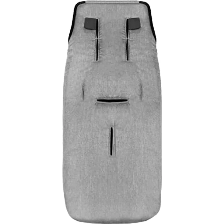 WERNER CHRIST BABY, Kinderwagen-Fußsack CORTINA – Thermo Winterfußsack (Kinder ab 6 - bis 36 Monate), mit herausnehmbarer Lammfelleinlage, medizinisches Fell, in Grigio (grau-meliert) – Bild 2