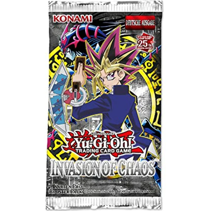 Yu-Gi-Oh! TRADING CARD GAME Invasion of Chaos Display-Deutsche Ausgabe, 25th Anniversary Edition, Sammelkarten Booster-Set – Bild 2