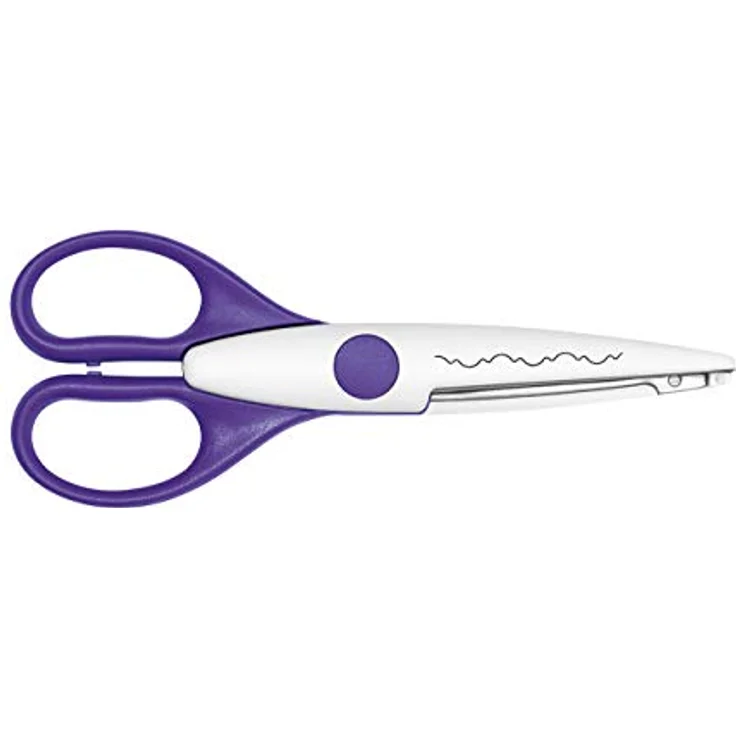 WEDO Kreativscheren-Set, 16,0 cm mit Wellenschnitt, Zackenschnitt und Büttenschnitt, 3er Set – Bild 6