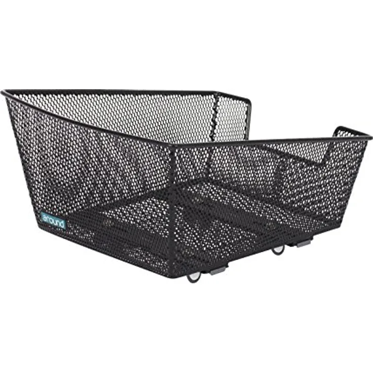 Diverse Unisex – Erwachsene College Small-Basic Farhrradkorb, Schwarz, 38 x 27 x 18 cm