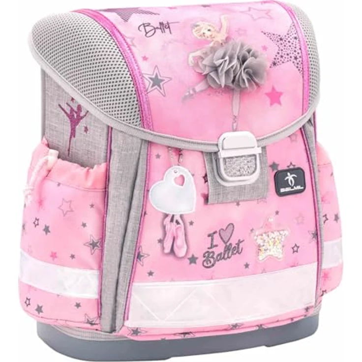 Belmil Classy Schulranzen Set 4-teilig, ergonomisch, leicht (930-990 g), wasserdicht, Ballet Light Pink 2025 – Bild 3